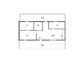 Vakantiehuis Welt Grondplan 24