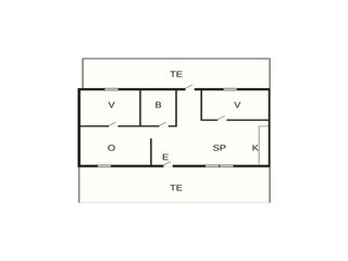 Vakantiehuis Welt Grondplan 25