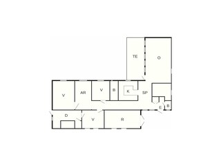 Vakantiehuis Visby Grondplan 7