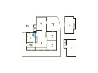 Vakantiehuis Erslev Grondplan 39