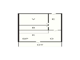 Casa de vacaciones Søndervig Plano de planta 62