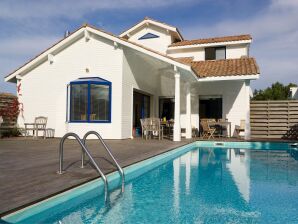 Parc de vacances Belle villa avec piscine privée, à 900 m de la plage - Peste de Moliets - image1