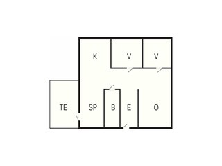 Vakantiehuis Borgholm Grondplan 20