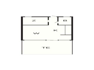 Casa de vacaciones Vejers Strand Plano de planta 4