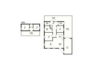 Casa de vacaciones Marstal Plano de planta 5