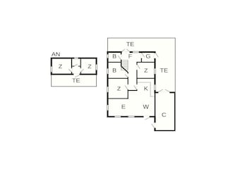 Vakantiehuis Marstal Grondplan 23