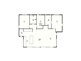 Casa per le vacanze Aalbæk Pianta del piano 33