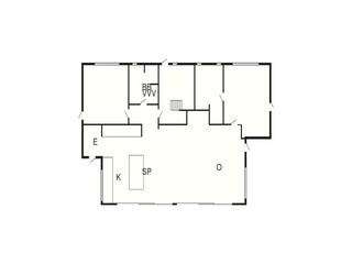 Maison de vacances Aalbæk Plan d'étage 3