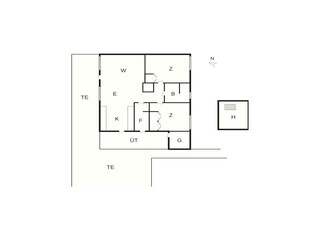 Casa per le vacanze Sønderballe Pianta del piano 2