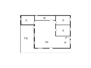 Ferienhaus Bording Grundriss 2