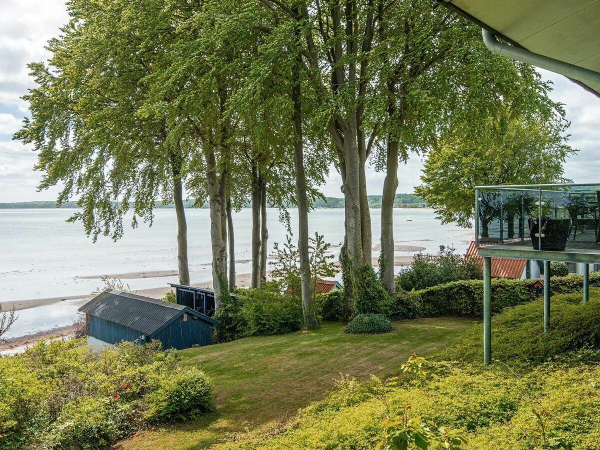 Ferienhaus Bjert Strand Außenaufnahme 1