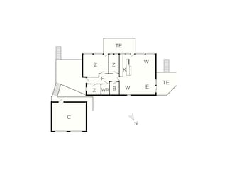 Ferienhaus Bjert Strand Grundriss 27