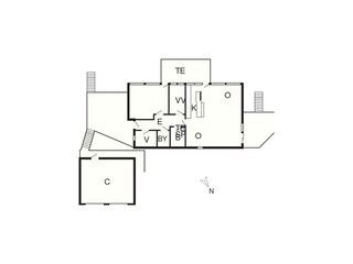 Holiday house Bjert Strand Floor Plan 3