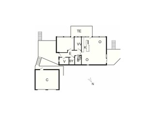Ferienhaus Bjert Strand Grundriss 3