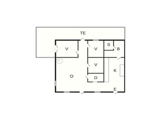 Vakantiehuis Glava Grondplan 40