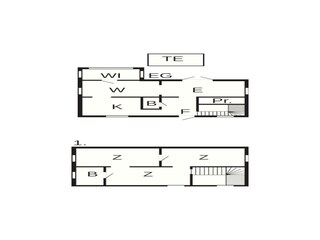 Vakantiehuis Visjö Grondplan 24