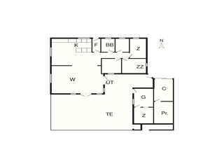 Casa per le vacanze Hejlsminde Pianta del piano 2