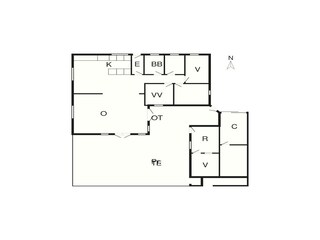 Casa de vacaciones Hejlsminde Plano de planta 3