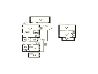 Vakantiehuis Inndyr Grondplan 56