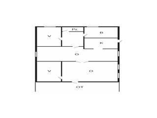 Maison de vacances Karrebæksminde Plan d'étage 44