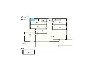 Vakantiehuis Harboøre Grondplan 8