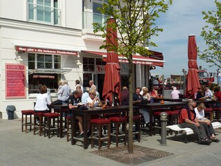 Leckere Fischbrötchen an der Promenade