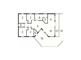 Holiday house Snogebæk Floor Plan 4