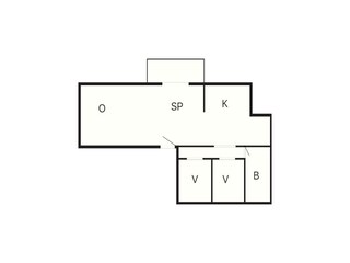 Vakantiehuis Rødhus Grondplan 38