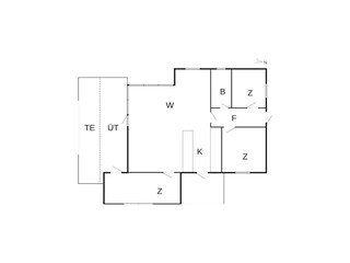 Casa de vacaciones Hals Plano de planta 7
