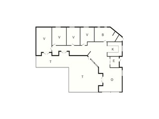Vakantiehuis Kollerup Strand Grondplan 2