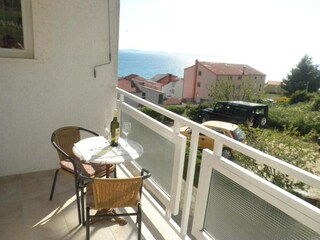 Appartement Podstrana Buitenaudio-opname 7