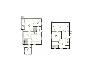 Vakantiehuis Lammhult Grondplan 33