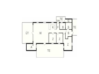 Casa de vacaciones Harboøre Plano de planta 42