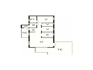 Vakantiehuis Ellös Grondplan 8