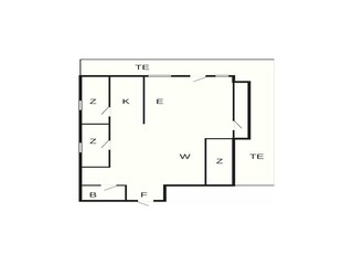 Vakantiehuis Hals Grondplan 37