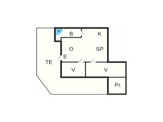 Vakantiehuis Vorupør Grondplan 38
