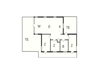 Maison de vacances Vestervig Plan d'étage 21