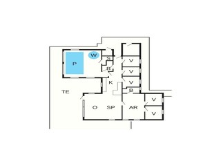 Maison de vacances Kegnæs Plan d'étage 50