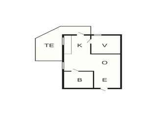 Vakantiehuis Sankt Anna Grondplan 22