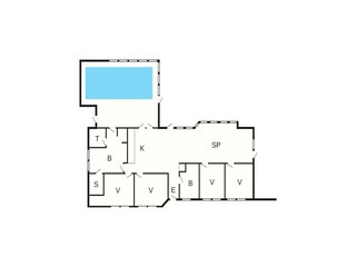 Casa de vacaciones Rødhus Plano de planta 41