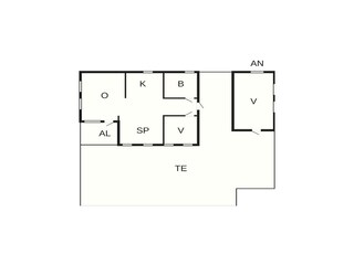 Vakantiehuis Blixtorp Grondplan 25