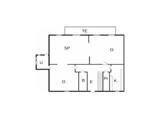 Casa de vacaciones Gedser Plano de planta 44