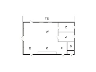 Vakantiehuis Grisslehamn Grondplan 9