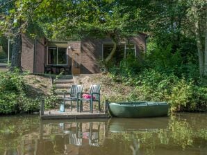 Renovierter Bungalow am Wasser mit eigenem Ruderboot in einem Ferienpark - Stramproy - image1