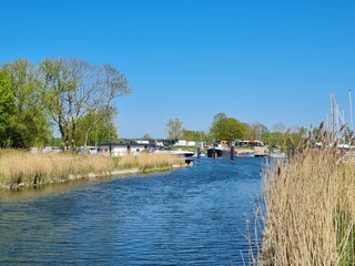 Hafeneinfahrt vom Bodden