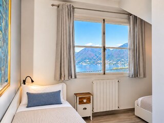 Schlafzimmer mit 2 Einzelbetten