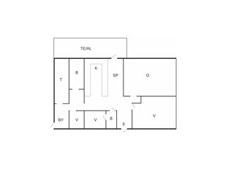 Vakantiehuis Älmhult Grondplan 22