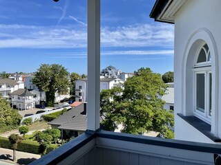 Blick vom Balkon