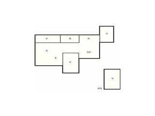 Casa de vacaciones Løkken Plano de planta 6