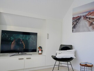 the second smart tv in the hollidayhouse nordsee huus